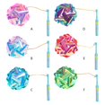 thumbnail image 3 of Linterna luminosa colorida, lámpara de luz LED intermitente portátil, regalo para niños, decoración para fiesta de año nuevo, verde Feliz Sencillez, 3 of 5