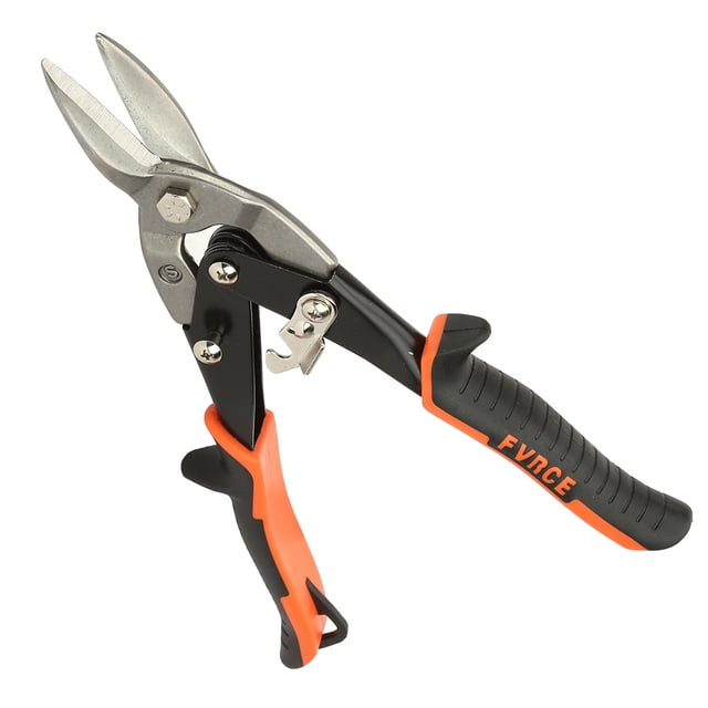 Sheet Metal Cutter, Heavy Duty Aviation Tin Snip Sheet Metal Cutter Shear Tinsnip Metal Cutting Shears Sheet Metal Shears Straight Cut Aviation Snip for Cutting