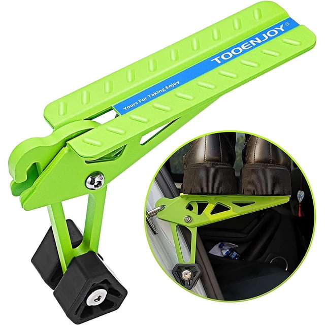 Universal Fit Car Door Step Foldable Roof Rack Door Step Up on Door Latch Supports Both Feet Easy Access to Rooftop for Most Car SUV Truck Max Load lbs ()