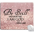 thumbnail image 1 of Mouse Pad, Premium-Textured Mouse Mat, Non-Slip Rubber Base Mousepad for Laptop, Computer & PC,9.5×7.9 in,Bible Be Still, 1 of 5