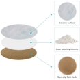 thumbnail image 3 of Marbre avec Base en Liège, pour Types de Verres à Boire, Rond, pour Cuisine Salle Bar, 3 of 7
