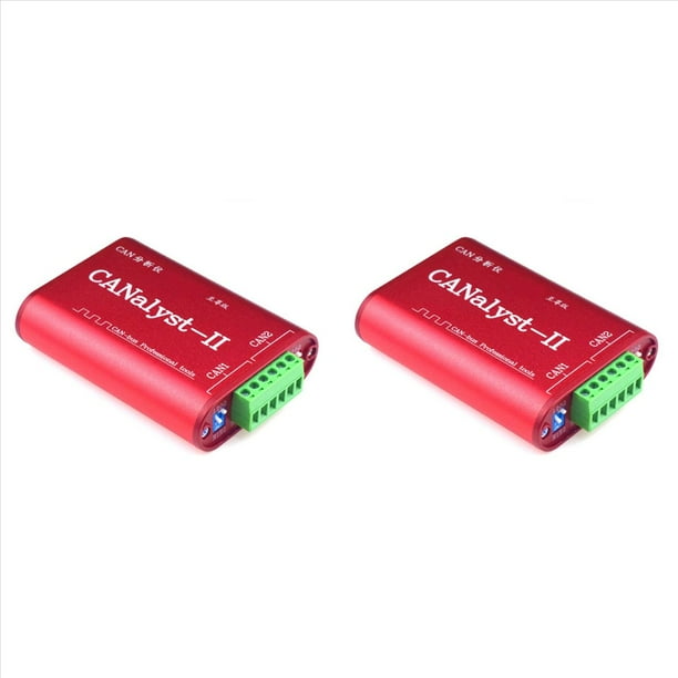 2X CAN Analyzer CANOpen J1939 Convertidor USBCAN-2II Compatible con ZLG USB A CAN USBalyst-II