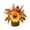 A001- Multicolor (FZPZ-16), variant on Fall Flowers Artificial for Decoration with Sunflower and Maple Leaves, Sunflower Table Decor for Farmhouse Fall Mantel, 1 Piece