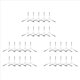 thumbnail image 1 of 30 Piezas de Cepillo Lateral para X30 / X30 Pro S30 L10S Ultra S10 S10 Pro S20 Robot Aspiradoras Accesorios de Repuesto, 1 of 6