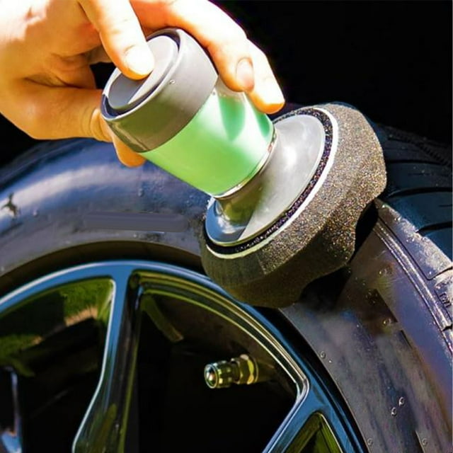 1PC Tire Shine Applicator | Reusable Car & Truck Tire Dressing Applicator for No-Drip, Streak-Free Shine | Works with All Tire Shine & Gels | Professional Car Detailing Tool