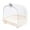 White, variant on Runquan Bird Bath Cage Accessories Parrot Bathing Tub for Cockatiel Lovebirds Canary white