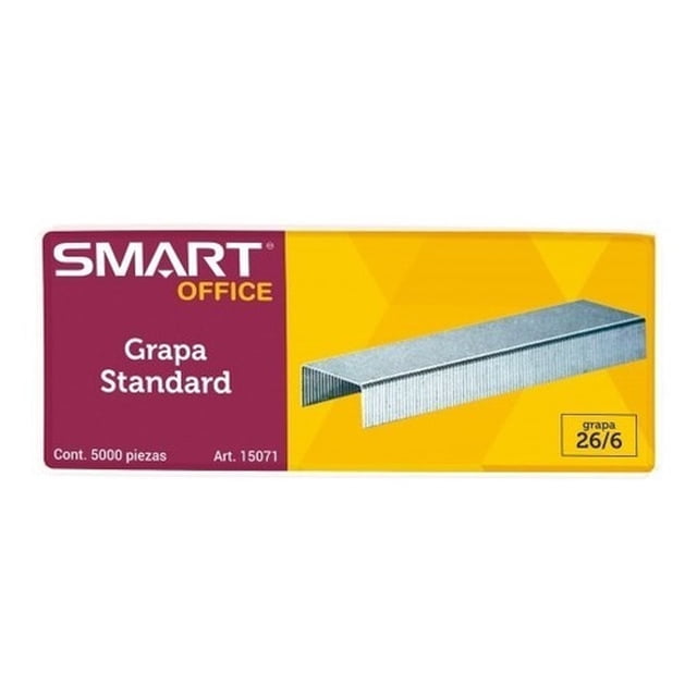 5 Cajas De Grapa Standard Con 5000 Pzas. Smart AleJaz N4EEH