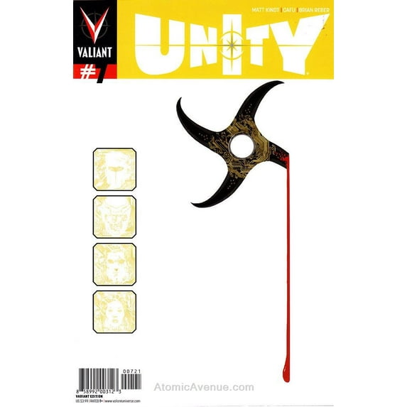 Unity (2nd Series) #7B VF ; Valiant Comic Book