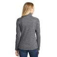 thumbnail image 2 of Port Authority Ladies Digi Stripe Fleece Jacket-S (Black), 2 of 6