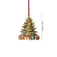 thumbnail image 3 of Festive Christmas Decorative Linen Pillows Cover With Graphic Print Cute Animals 18x18 Inches, 3 of 7