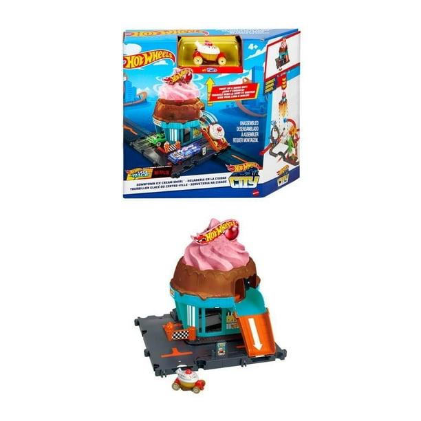 Pista de Juguete Hot Wheels Collector Heladería