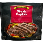 John Soules Foods, Fully Cooked, All Natural Beef Steak Fajitas Strips Family Size 24oz, Frozen, 2.5g total fat per serving