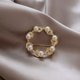thumbnail image 5 of Moda perla flor cristal circón broche Pin encanto mujeres joyería para fiesta y boda, 5 of 5