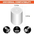 thumbnail image 2 of 2 Pack Shower Filter Cartridge,20 Stage Shower Filter Compatible With Any Similar Design,High Output Universal Replacement Filter Cartridge for Hard Water Remove Chlorine Heavy Metals and Sediments, 2 of 8