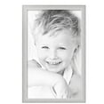 thumbnail image 2 of ArtToFrames 18" x 29" Metro Ice Silver Black Picture Frame, 18x29 inch Silver Wood Poster Frame (WOM-5247),  Pack, 2 of 7