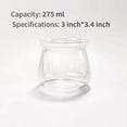 thumbnail image 2 of 2 Tazas de Café de Vidrio, de Vidrio de Borosilicato de Alta Temperatura, de Café de 275 Ml, de Café Hecha A Mano, 2 of 5