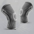 thumbnail image 4 of TELOLY 2Pcs Compression Sleeve 2 Pieces Knee Sleeve Side Stabilizer Kinesio Tape Light Gray S, 4 of 4