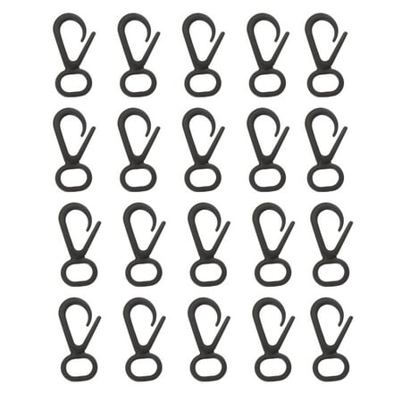 

250Pcs DIY Plastic Hooks Mask Hanging Hooks DIY Hoist Buckle Rope Buckles