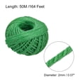 thumbnail image 2 of Unique Bargains 164 Feet 2mm Jute Twine, Jute Rope, Jute String Cords Green, 2 of 6