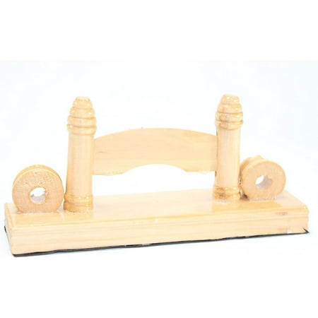 

D13047 1 Piece Wood Fan Stand Display Natural Wood Color /Ecru Stand Only (No Fan)