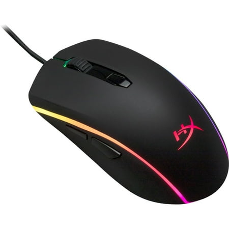 UPC: 0196188049525 | HyperX Pulsefire Surge Wired Optical Gaming Mouse with RGB Lighting – Black