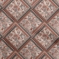 thumbnail image 1 of oneOone Tissu Georgette Viscose Marron Matériel de Robe Florale Tissu Imprimé Tissu au Mètre 42 Pouces de Large, 1 of 4