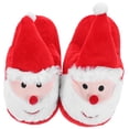thumbnail image 4 of Pantuflas de Papá Noel de felpa cálidas y antideslizantes, regalo de Navidad para adultos y niños - Talla 39-40, 4 of 6