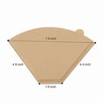 thumbnail image 3 of Disposable Coffee Paper Filters, 100 Pcs #4 Cone Replacement Filter for Ninja Coffee Maker, 3 of 6