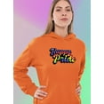 thumbnail image 2 of Happy Pride Bubblegum Banner Hoodie Women -Smartprints Designs, Female XX-Large, 2 of 4
