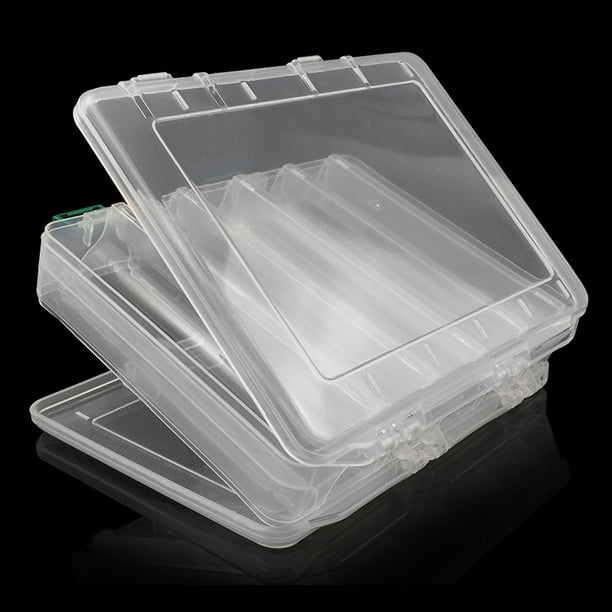 Leadingstar Portable Double Sided Plastic Lure Box 10 Compartments High Capacity Fishing Lures Boxes Fishing Tackle Container