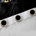 thumbnail image 4 of Feelyou Black Cat Curtains Pack of 2 (42x84 Each), Mystic Moon Galaxy Curtains Blackout, 4 of 6