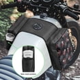 thumbnail image 2 of Uorisanigo ATV Tank Bag Motorcycle Saddle Bag Waterproof Polyester Fabric Bags with Water Pocket Heavy-Duty Spider Web Rose Skull Fuel Tank Storage Pouch for ATV/UTV/Snowmobile, 2 of 7