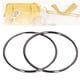 thumbnail image 5 of Asas De Bolso, Accesorios De Bricolaje, Asas De Metal Para Bolso, Mano De Obra Fina, Apariencia Brillante Para El Hogar, Para Equipaje, Para Bolso ANGGREK Gris, 5 of 8