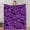 Purple, variant on Halloween Throw Blanket,Cute Gothic Jack-O''-Lantern Pumpkin Leaves Fleece Blankets,Goth Spooky Gifts for Women Flannel Throw Blanket for Home Living Room Couch Bed Chair or Dorm Decor 60"x50"