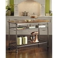 thumbnail image 4 of Pemberly Row Îlot de Cuisine de Style Traditionnel Finition Marron, 4 of 7