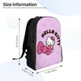thumbnail image 6 of Hello Kitty Backpack Bookbag Casual Daypack Travel Backpacks for Work Hiking Camping, 6 of 6