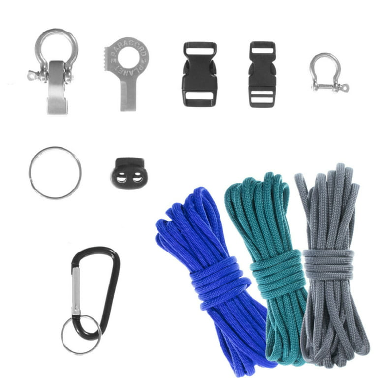 Paracord Planet DIY Ultimate Paracord Kit - 30 Feet of 550 Paracord & 10  Essential Necessities to Make Your Own Survival Paracord Bracelets,  Lanyards, Tools 