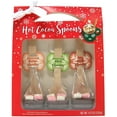 thumbnail image 2 of Belgian Milk Chocolate Spoons Individually Wrapped with Mini Dehydrated Marshmallows, Christmas Stocking Stuffers, Set of 3 Hot Cocoa Spoons, 2 of 6