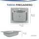thumbnail image 4 of TARJA FREGADERO DE SOBREPONER CON CONTRACANSTA MARCA GRAVITA, 4 of 6