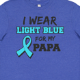 thumbnail image 4 of Inktastic I Wear Light Blue For My Papa Youth T-Shirt, 4 of 5
