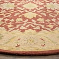 thumbnail image 3 of SAFAVIEH Antiquity Toireasa Oriental Wool Area Rug, Rust, 6' x 6' Round, 3 of 11