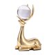 thumbnail image 4 of Estatuilla de ciervo, estatua de alce, bola decorativa, escultura de reno, figura de Animal para chimenea, comedor, granja, escritorio de boda, 4 of 9