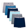 thumbnail image 2 of Fruit of the Loom Men's Cotton Knit Boxer Shorts 3P722, 3 Pack, Assorted , Large, 2 of 4