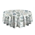 thumbnail image 5 of Fall Pumpkins Leaves Pattern Round Tablecloth 60" X 60",Wrinkle Wipeable Table Cloth for Kitchen Dining Room Picnic Patio Party, 5 of 6