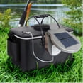 thumbnail image 3 of Solar Pond Aerator Air Oxygen Pump Foldable Solar Water Air Pump for Gardening Water Circulation Out, 3 of 5