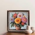 thumbnail image 6 of Floral Arrangement Dahlia Bouquet Wooden Sign Wall Plaque - Vintage Art Decoration, Wall Decoration - Ideal Gift For Home Decoration, Living Room, Bathroom, Bedroom, Garden, Dining, Bar, Cafe, Fest, 6 of 7