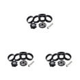 thumbnail image 4 of serony CANSUCC 8 Pièces / Set Bicyclettes Casque Espaceur Universel Universel Robuste Remplaçable Vélo avant Fourchette Rondelle Noir 3Set, 4 of 6