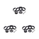 thumbnail image 5 of Soidarity CANSUCC 8 piezas/Kit de aleación para bicicletas, espaciador de auriculares, portátil, Universal, resistente, reemplazo de arandela Type1 NO1, 5 of 6