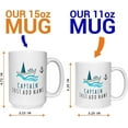 thumbnail image 4 of Boat Captain Mug, Boat Gift, Boating Mug For Him, Men, Husband, Nautical Gifts For Boaters, Sailors, Boat Lover, Boat Owner, Ceramic Novelty Coffee Mugs 11oz, 15oz Mug, Tea, 4 of 4