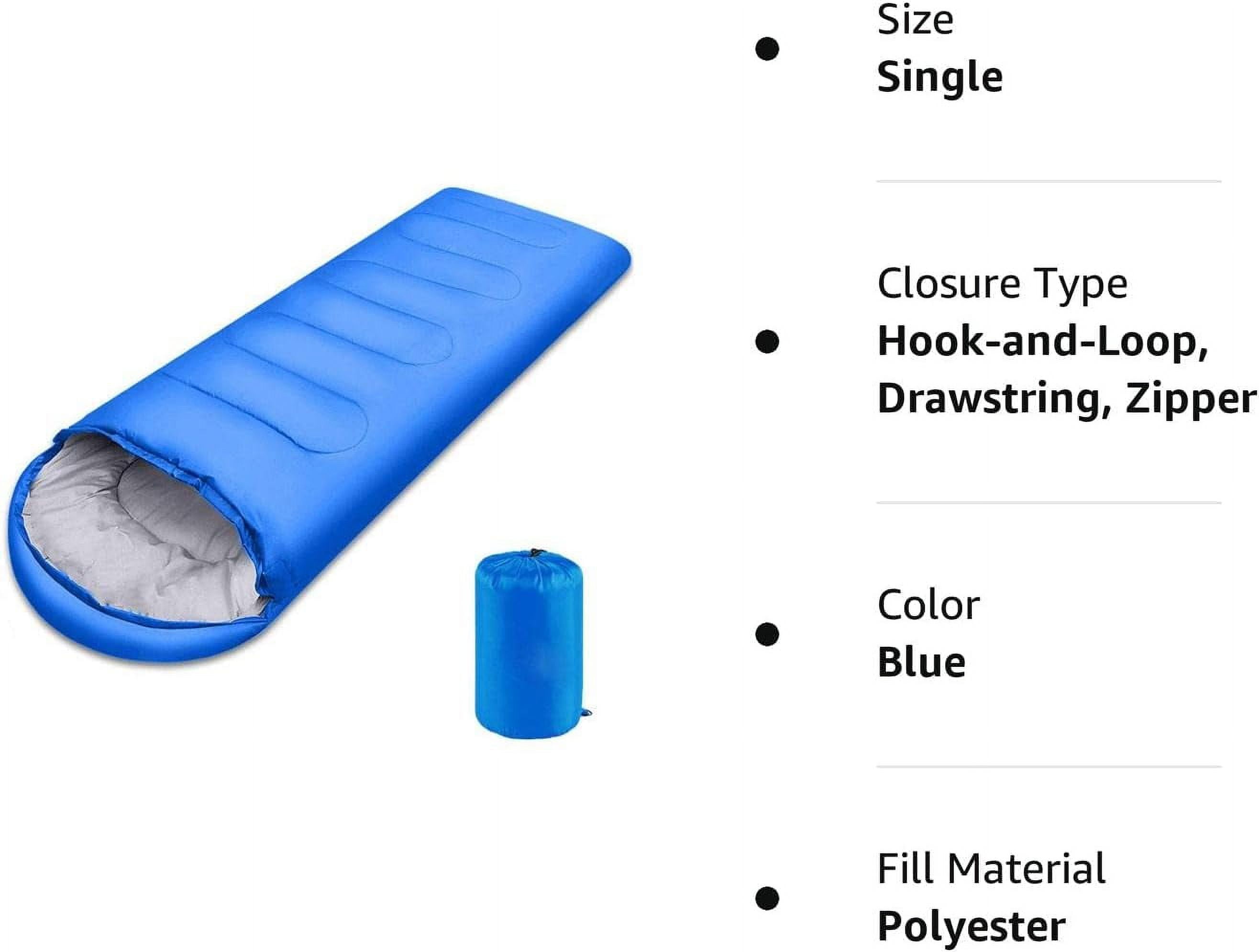 Sleeping Bag, Lightweight 3 Season Weather Sleep Bags for Kids Adults Girls Women, Microfiber Filled 5-20 Degree for Backpacking/Hiking/Camping/Mountaineering with Compression Sack